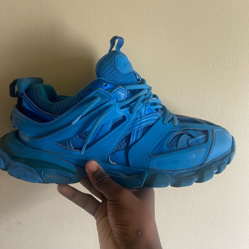 Balenciaga Blue Chunky Sneakers